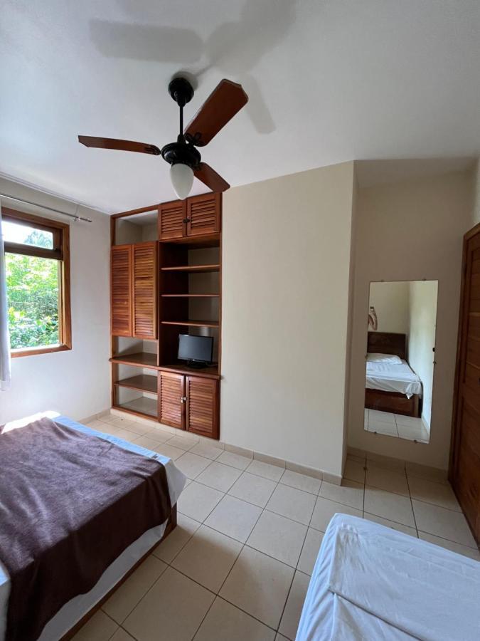 De Frente Pra Praia Apartamento Da Cris Taperapua - Condominio America Praia Flat Porto Seguro Eksteriør bilde