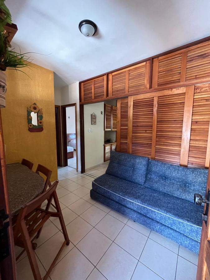 De Frente Pra Praia Apartamento Da Cris Taperapua - Condominio America Praia Flat Porto Seguro Eksteriør bilde